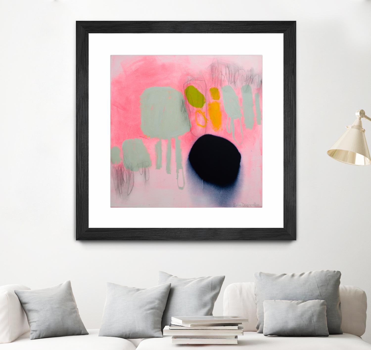 My safe and sound by Claire Desjardins on GIANT ART - pink abstract