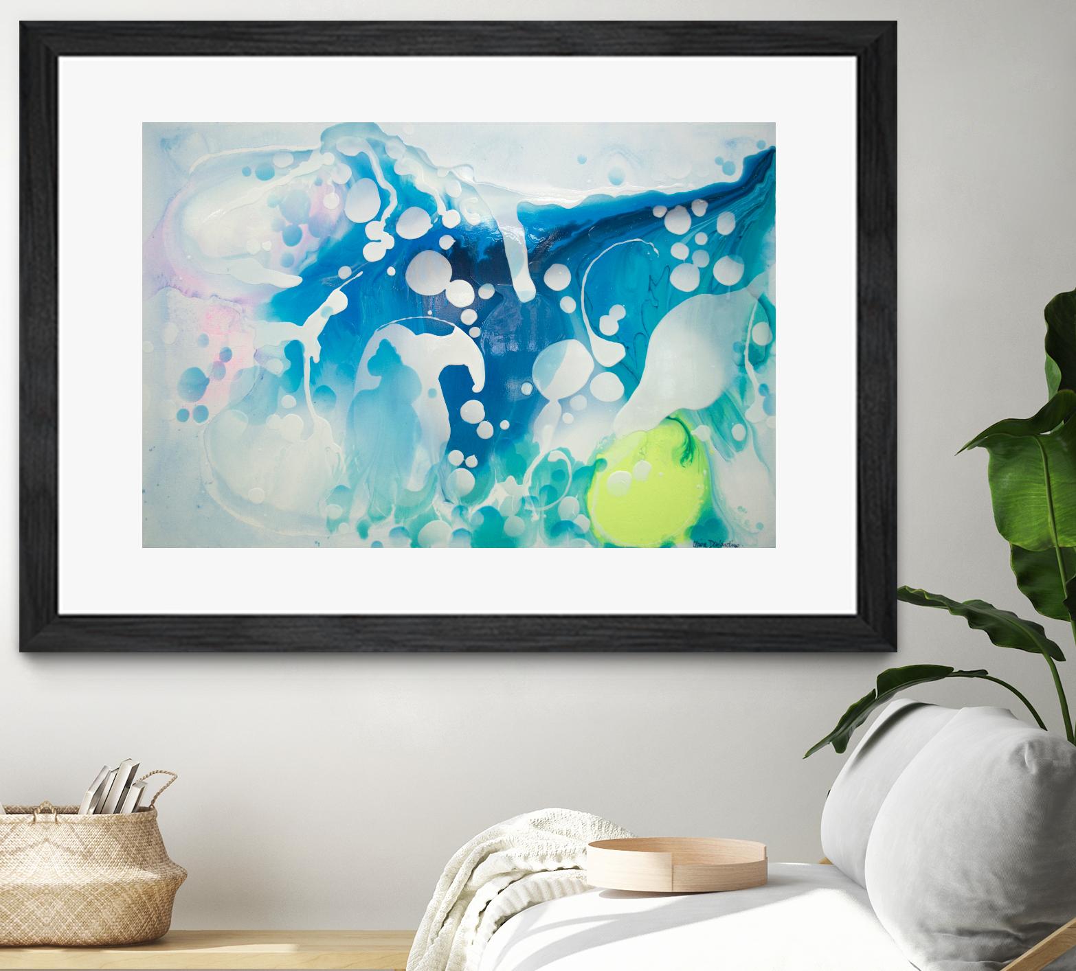 Create a Splash by Claire Desjardins on GIANT ART - green abstract canadian
