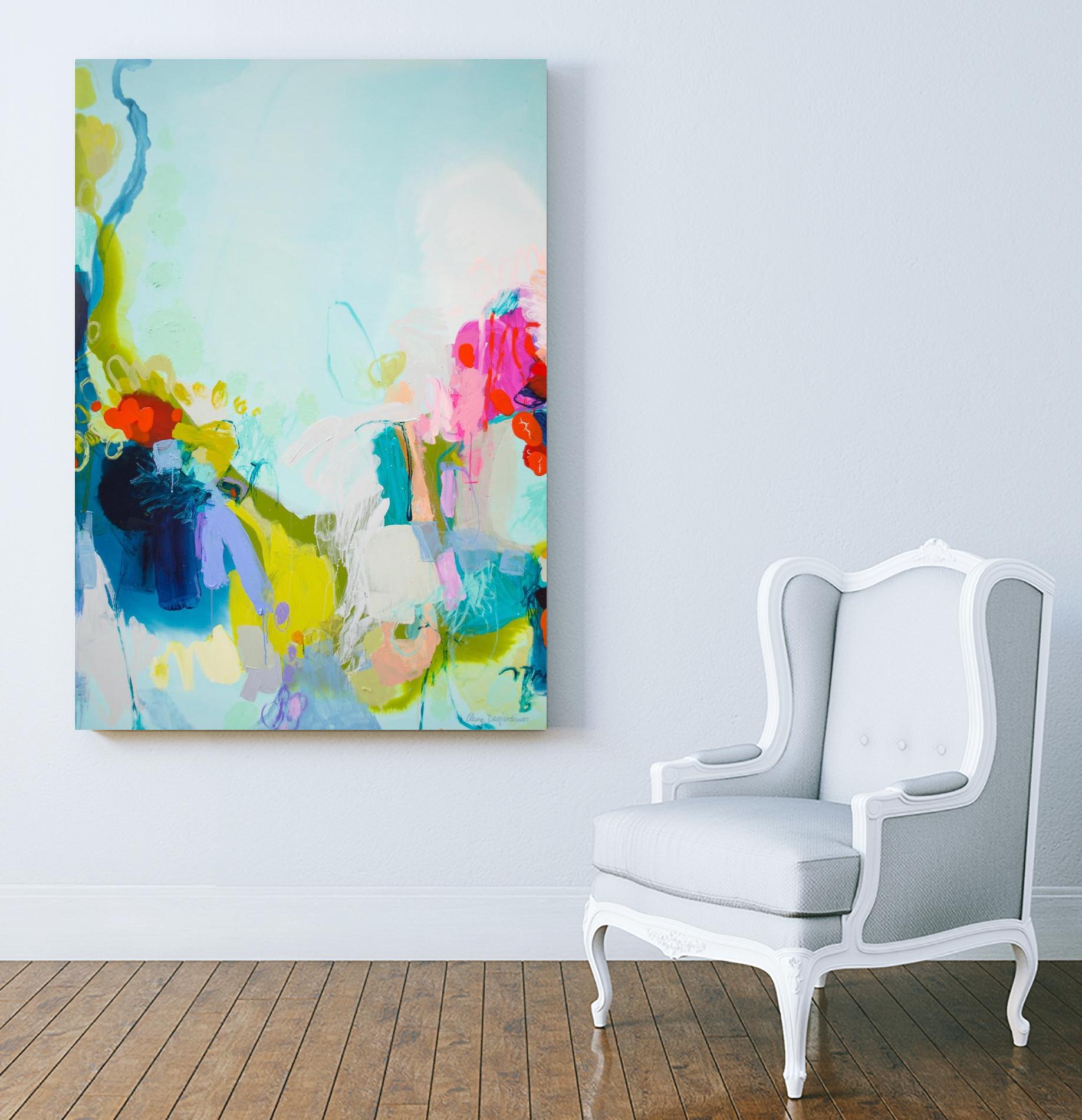 Cant you see by Claire Desjardins on GIANT ART - red abstract
