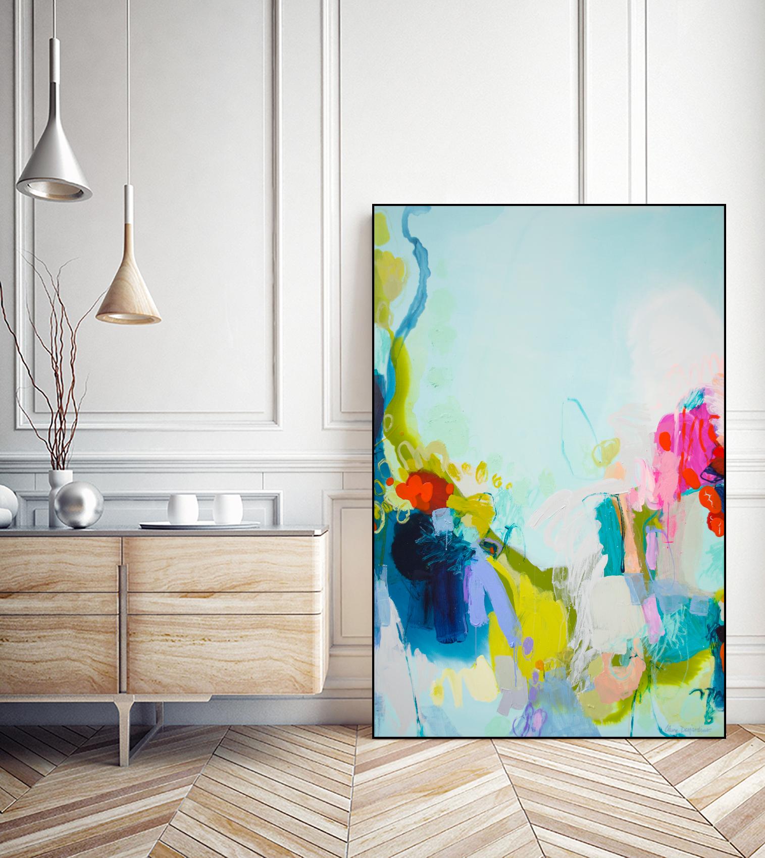 Cant you see by Claire Desjardins on GIANT ART - red abstract