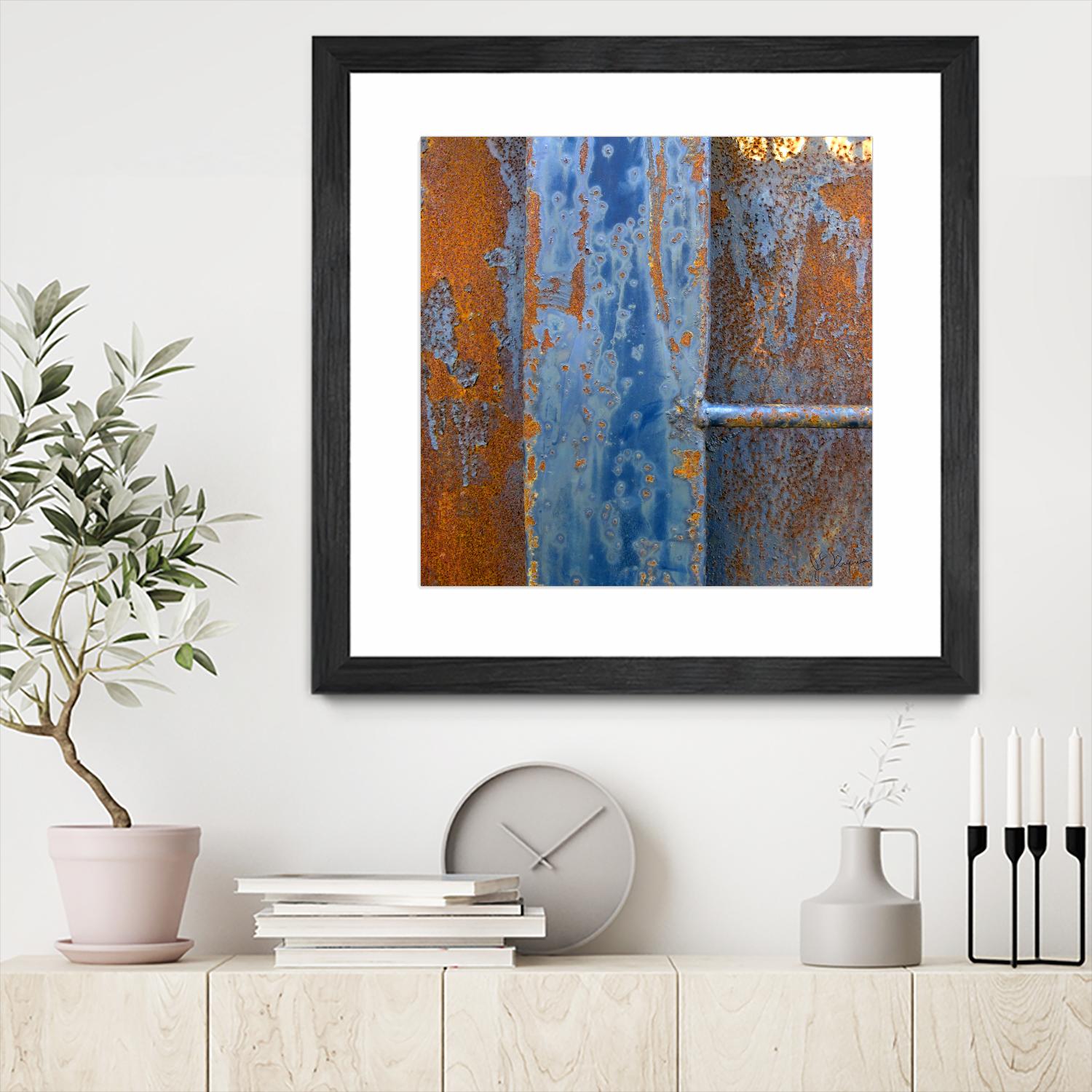 Rusty Panel 2 by Jean-François Dupuis on GIANT ART - orange photo art rust