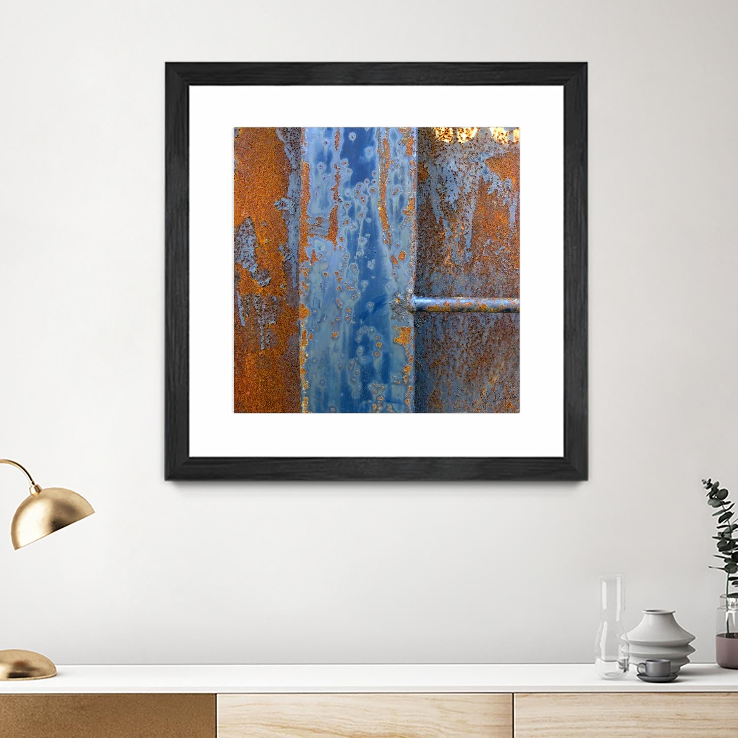 Rusty Panel 2 by Jean-François Dupuis on GIANT ART - orange photo art rust