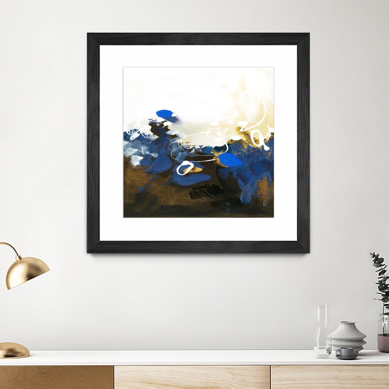 Blue Abstract by Meejlau on GIANT ART - blue abstract