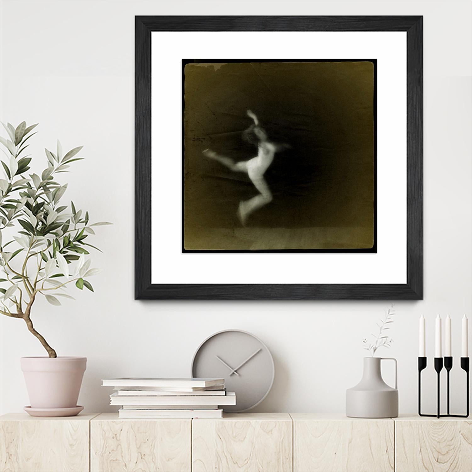 Dancing motion III by Jean-François Dupuis on GIANT ART - beige music - dance ballerine
