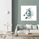 Remplir le paysage I by Sylvie Cloutier on GIANT ART - blue abstract