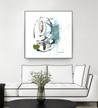 Remplir le paysage III by Sylvie Cloutier on GIANT ART - blue abstract