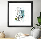 Remplir le paysage III by Sylvie Cloutier on GIANT ART - blue abstract
