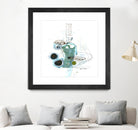 Remplir le paysage IV by Sylvie Cloutier on GIANT ART - blue abstract