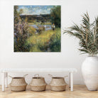 La Seine à Chatou by Pierre-Auguste Renoir on GIANT ART - green masters