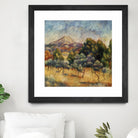 La mpontagne sainte victoire by Auguste Renoir on GIANT ART - blue masters