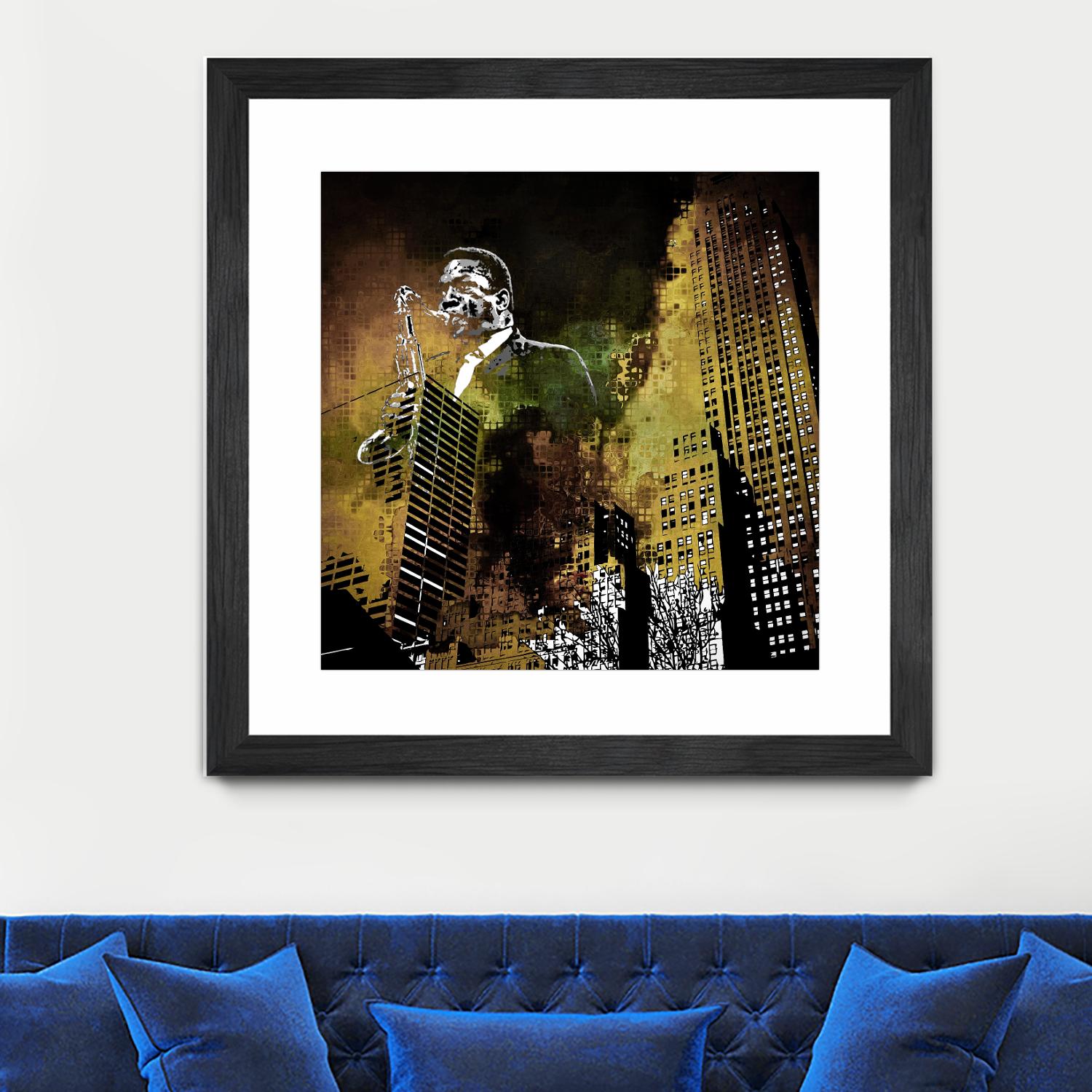 Jazzi I by Jefd on GIANT ART - yellow music - dance