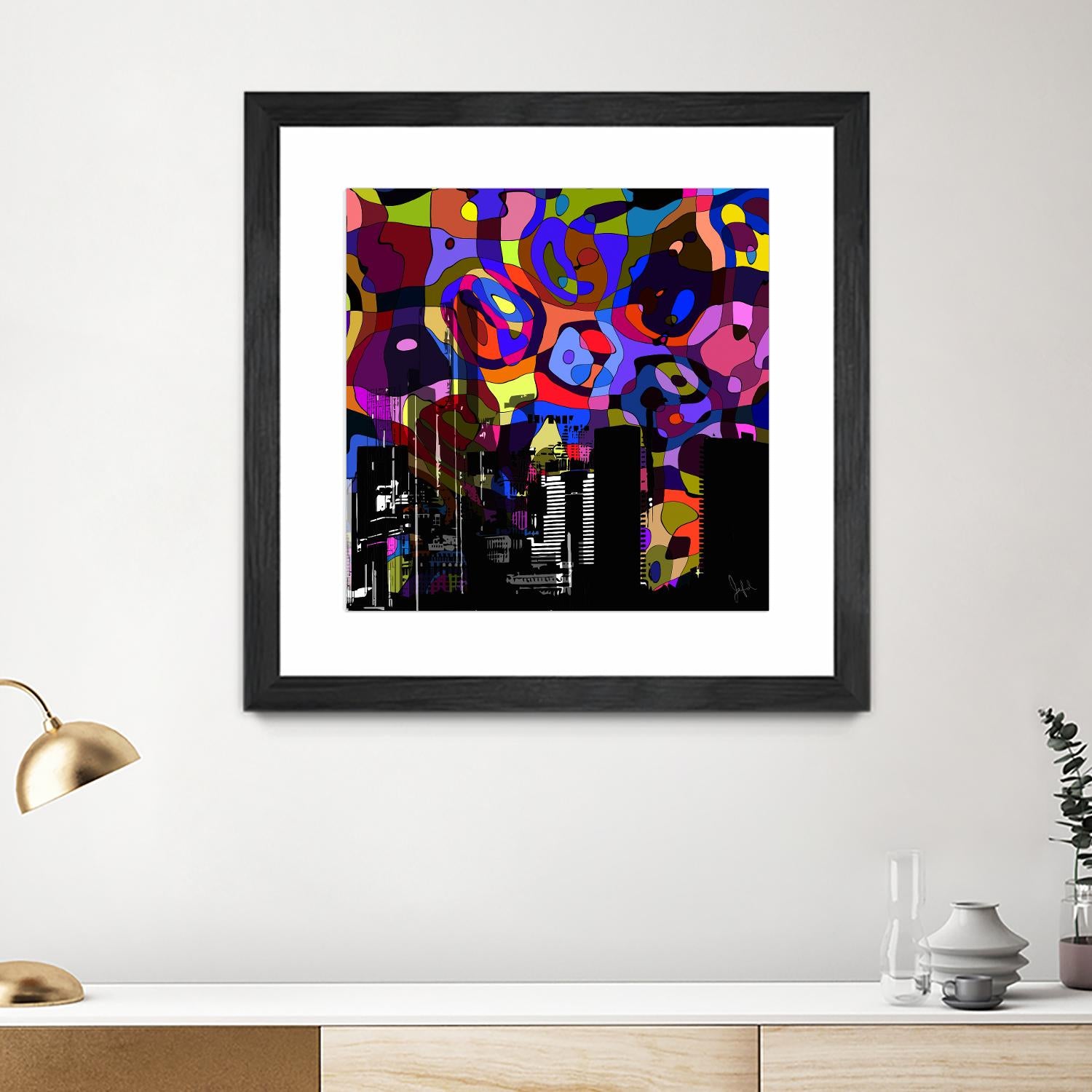 Urban Color V by Jefd on GIANT ART - blue pop art - alternative