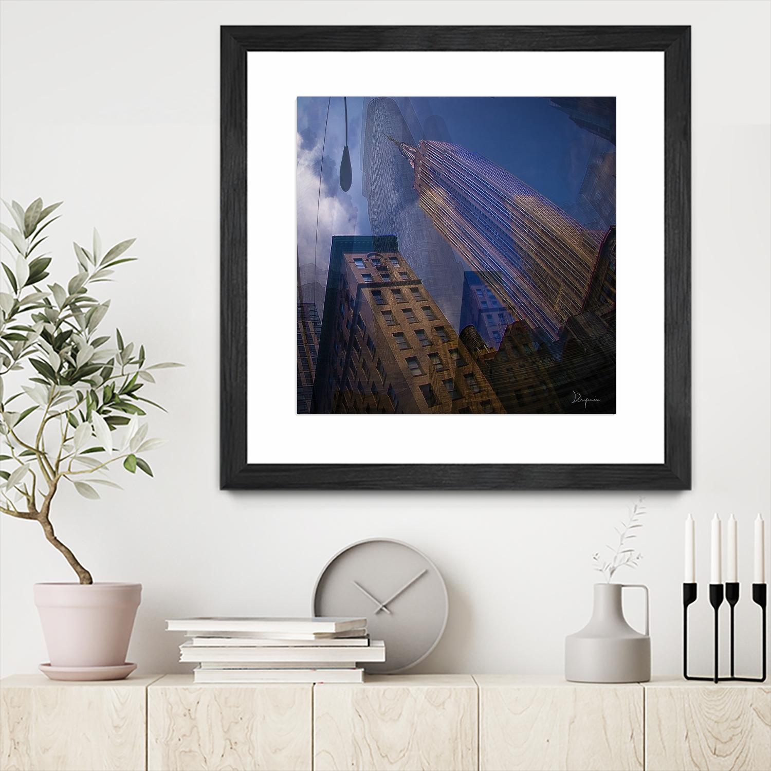 Skymanie by Jean-François Dupuis on GIANT ART - beige photography gratte ciel