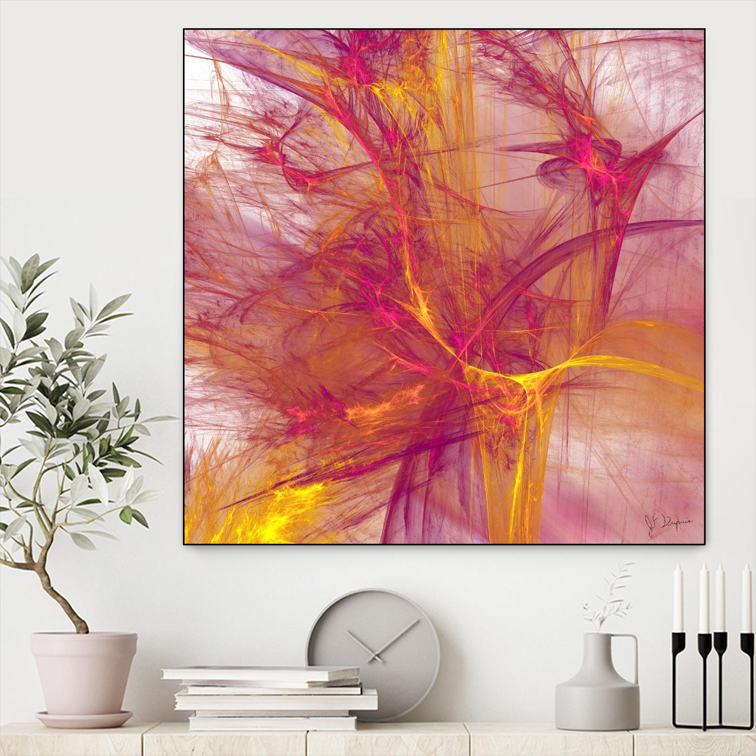 Mutation IV by Jean-François Dupuis on GIANT ART - pink digital québécois