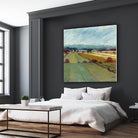 Pastel Landscape VIII by Jacques Clement on GIANT ART - blue landscape