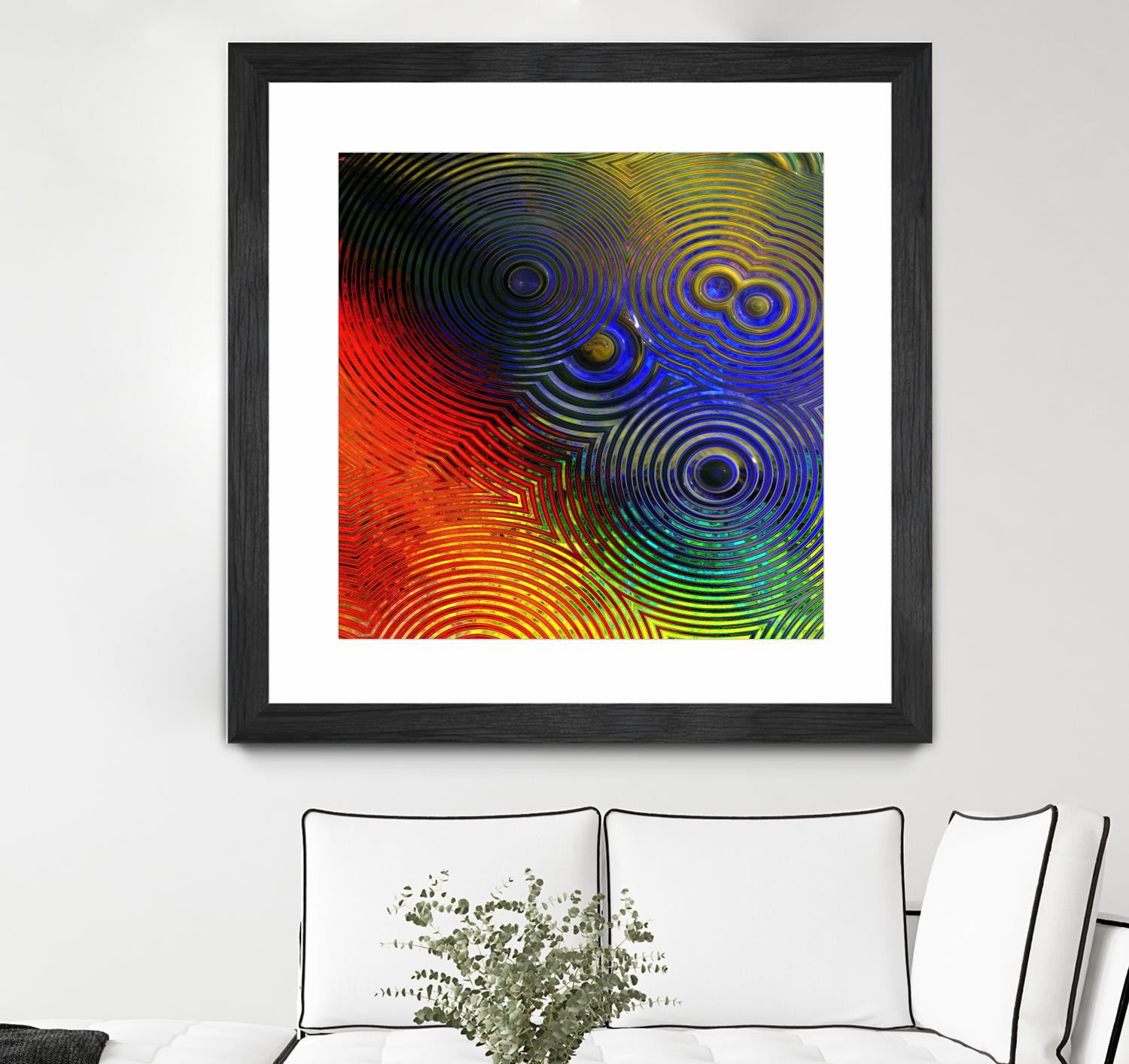 Colorful Abstract I by Jean-François Dupuis on GIANT ART - blue abstract