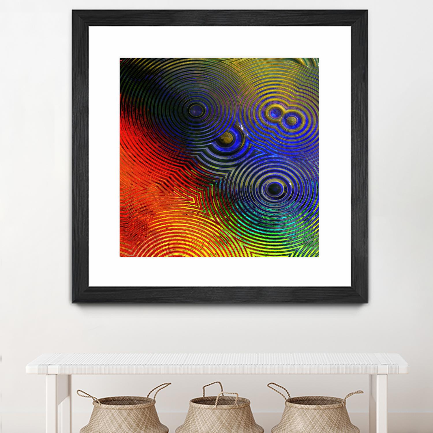 Colorful Abstract I by Jean-François Dupuis on GIANT ART - blue abstract