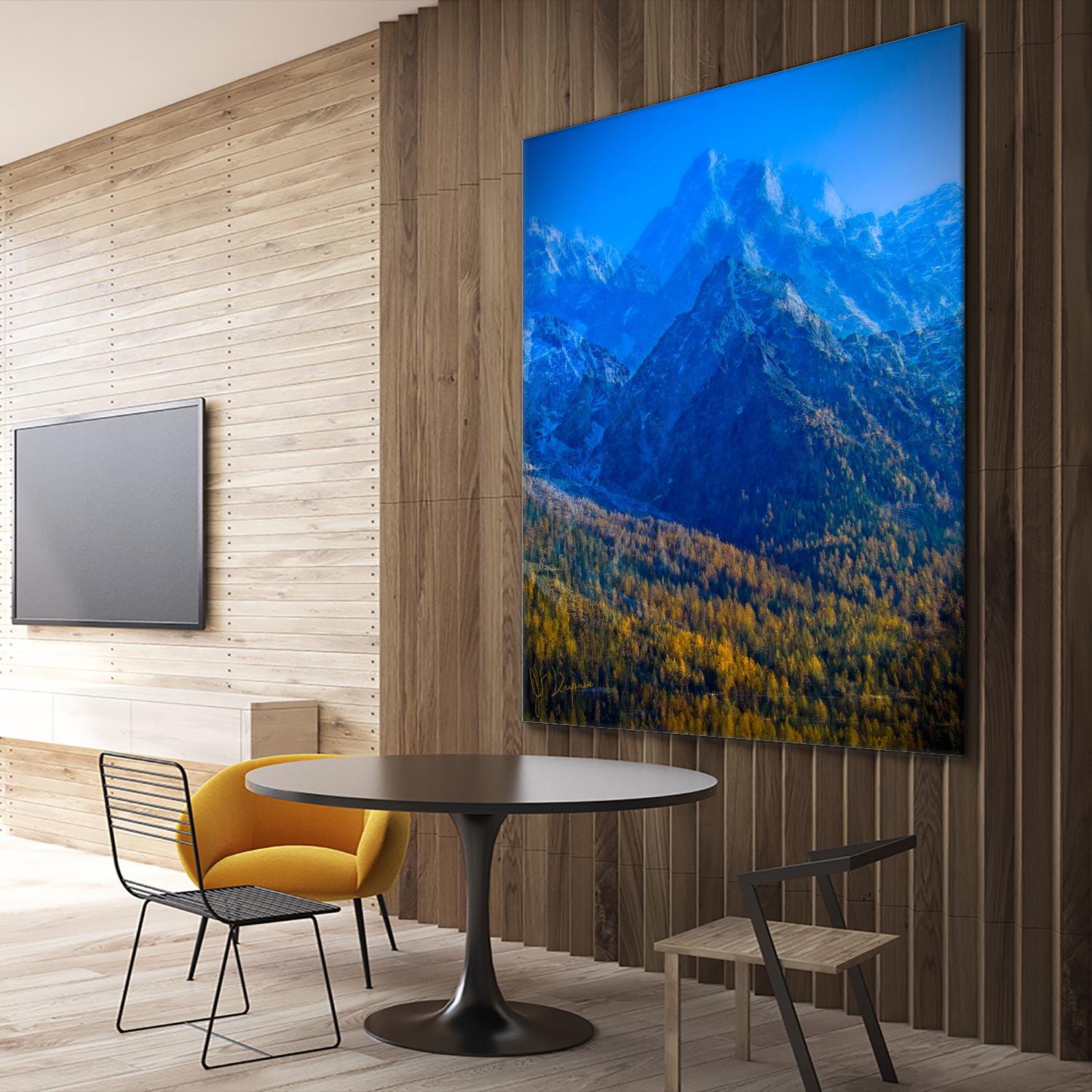 King of the mountain II by Jean-François Dupuis on GIANT ART - brown landscape
