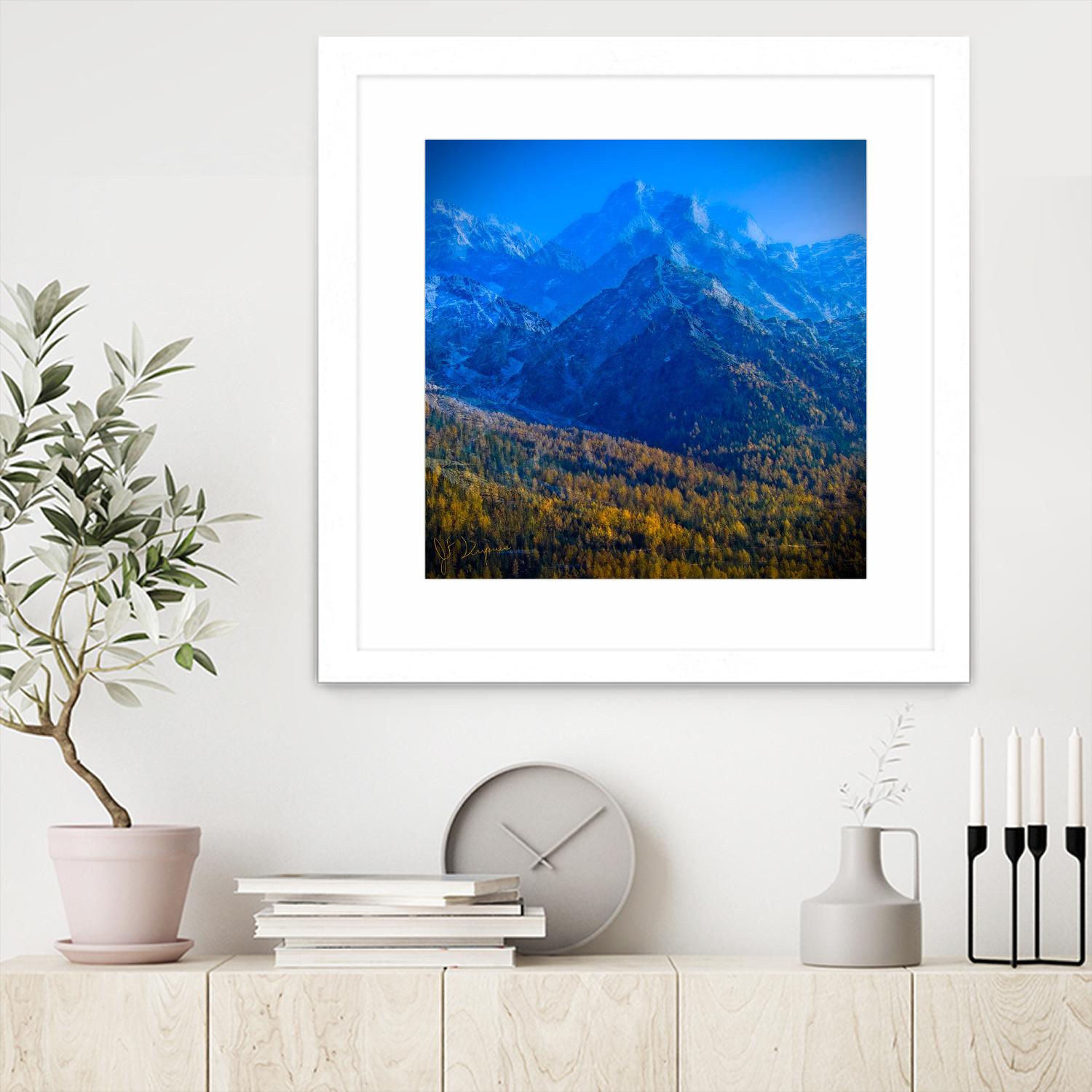 King of the mountain II by Jean-François Dupuis on GIANT ART - brown landscape