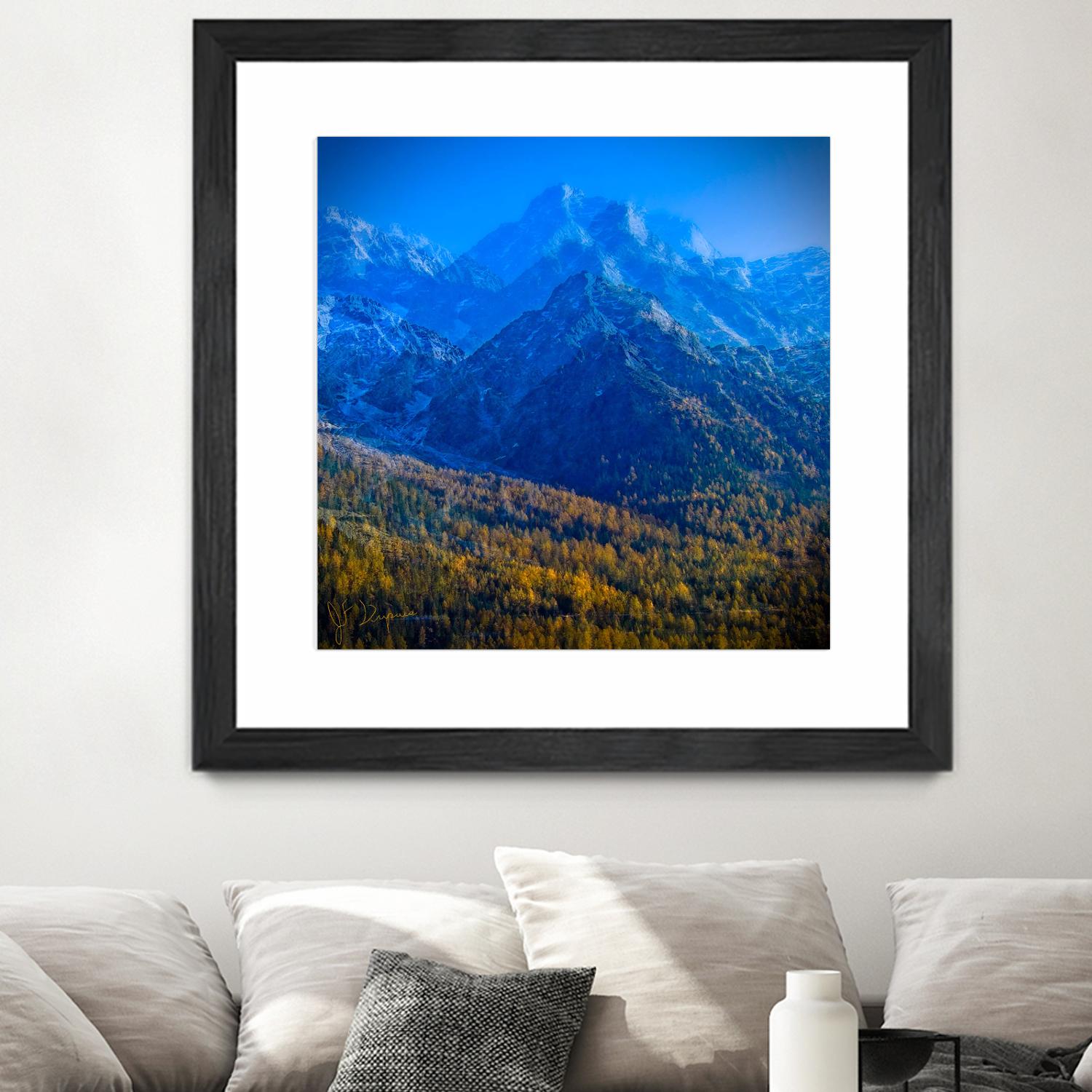 King of the mountain II by Jean-François Dupuis on GIANT ART - brown landscape