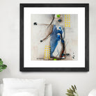 Suspecté  (Détail 2) by Sylvie Cloutier on GIANT ART - blue abstract