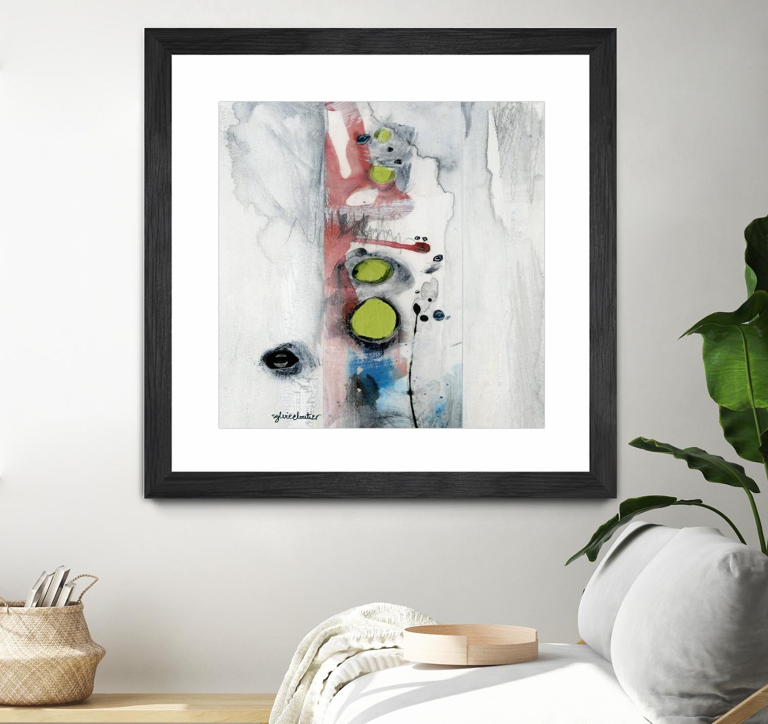 Encré (Détail 1) by Sylvie Cloutier on GIANT ART - blue abstract