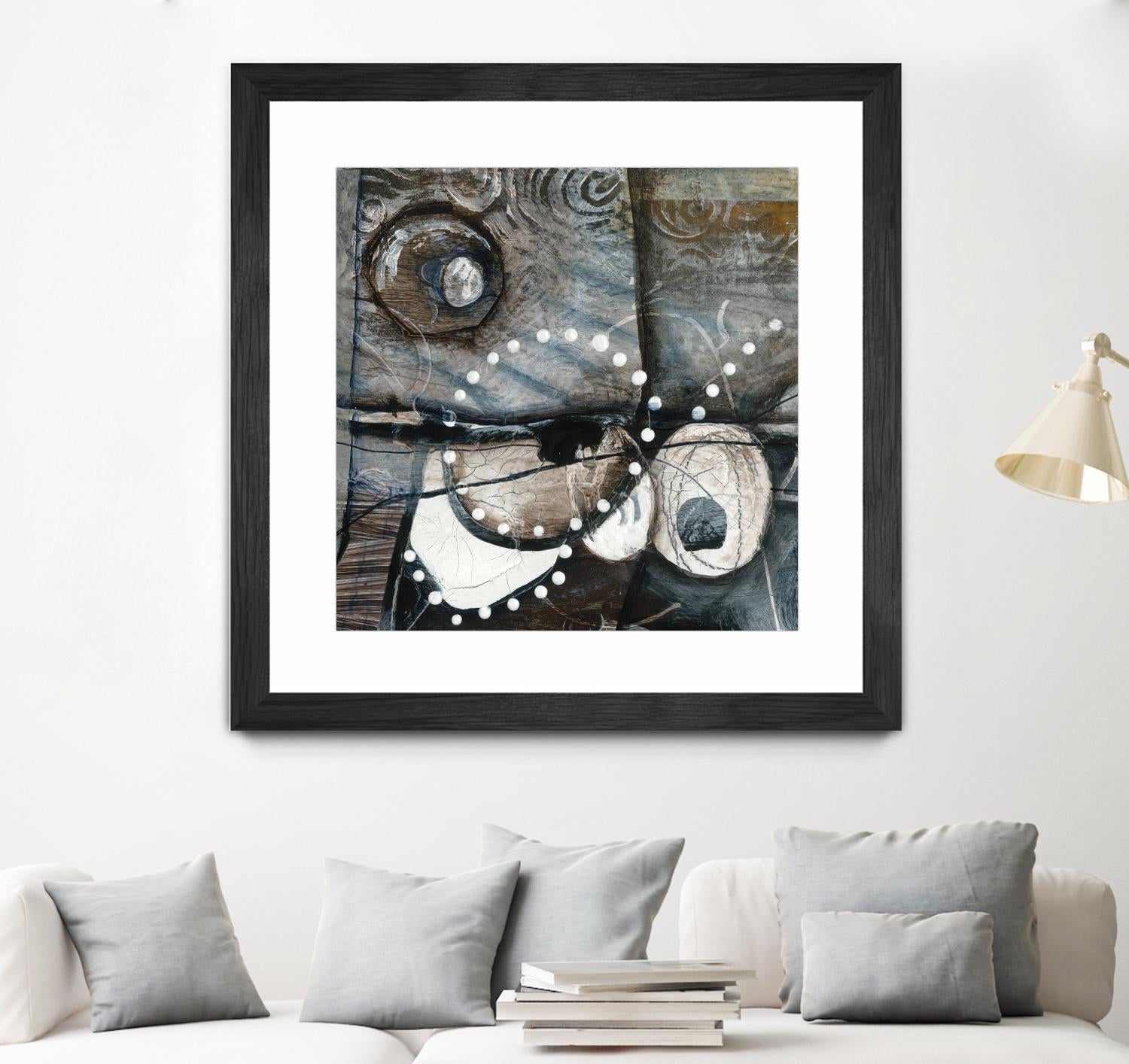 Irrégularité de l'écorce (Détail 1) by Sylvie Cloutier on GIANT ART - grey abstract