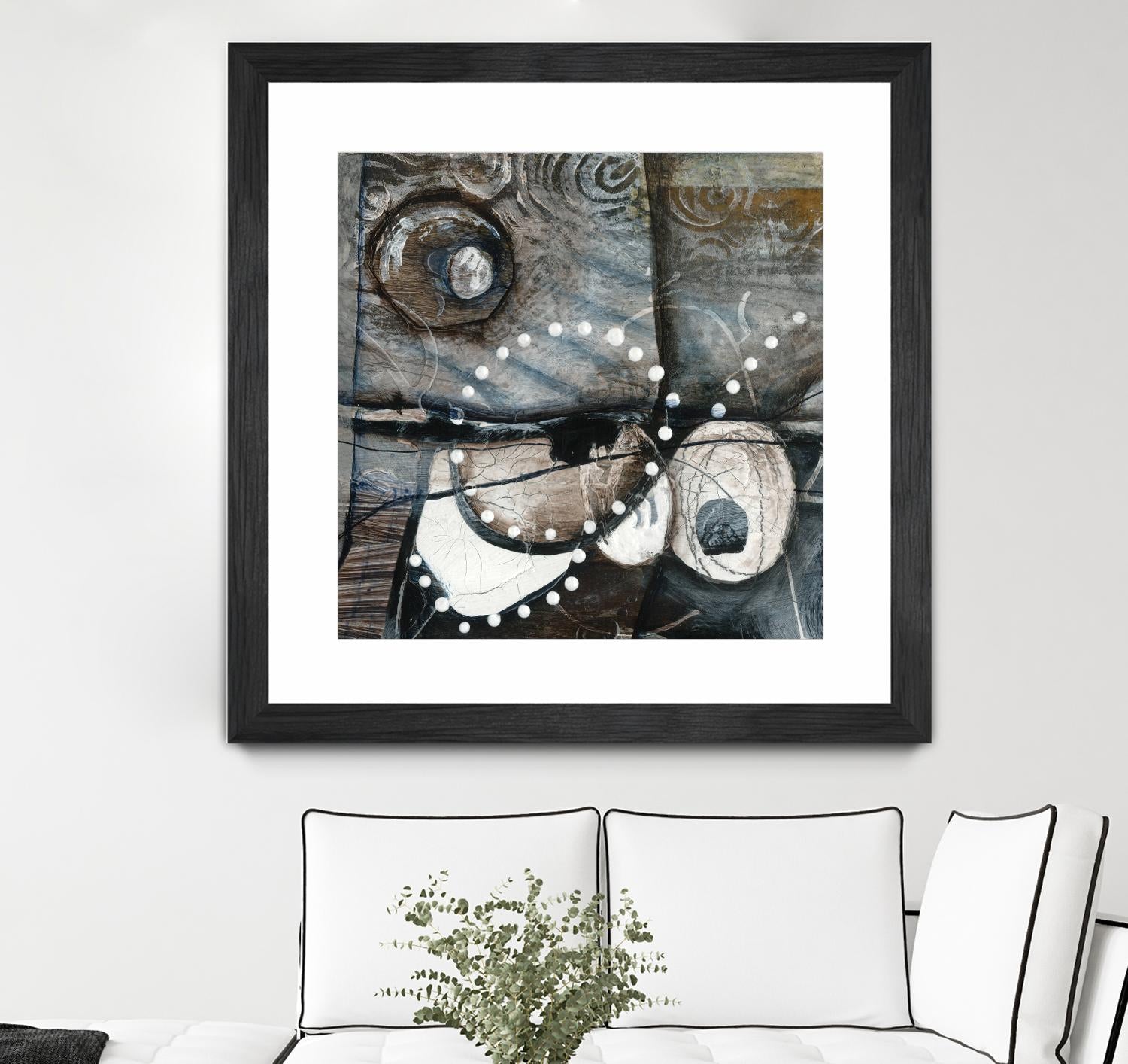 Irrégularité de l'écorce (Détail 1) by Sylvie Cloutier on GIANT ART - grey abstract