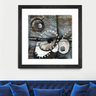 Irrégularité de l'écorce (Détail 1) by Sylvie Cloutier on GIANT ART - grey abstract