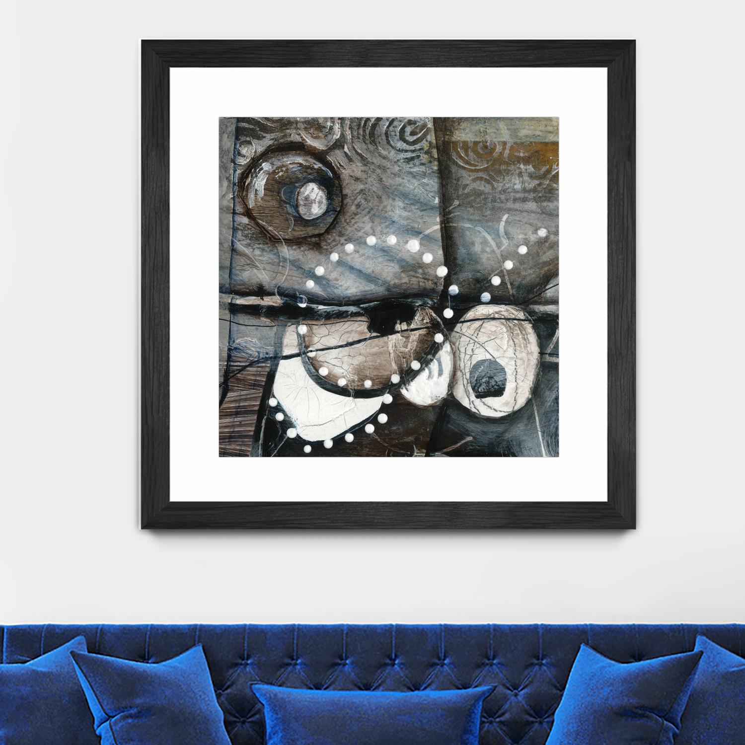 Irrégularité de l'écorce (Détail 1) by Sylvie Cloutier on GIANT ART - grey abstract