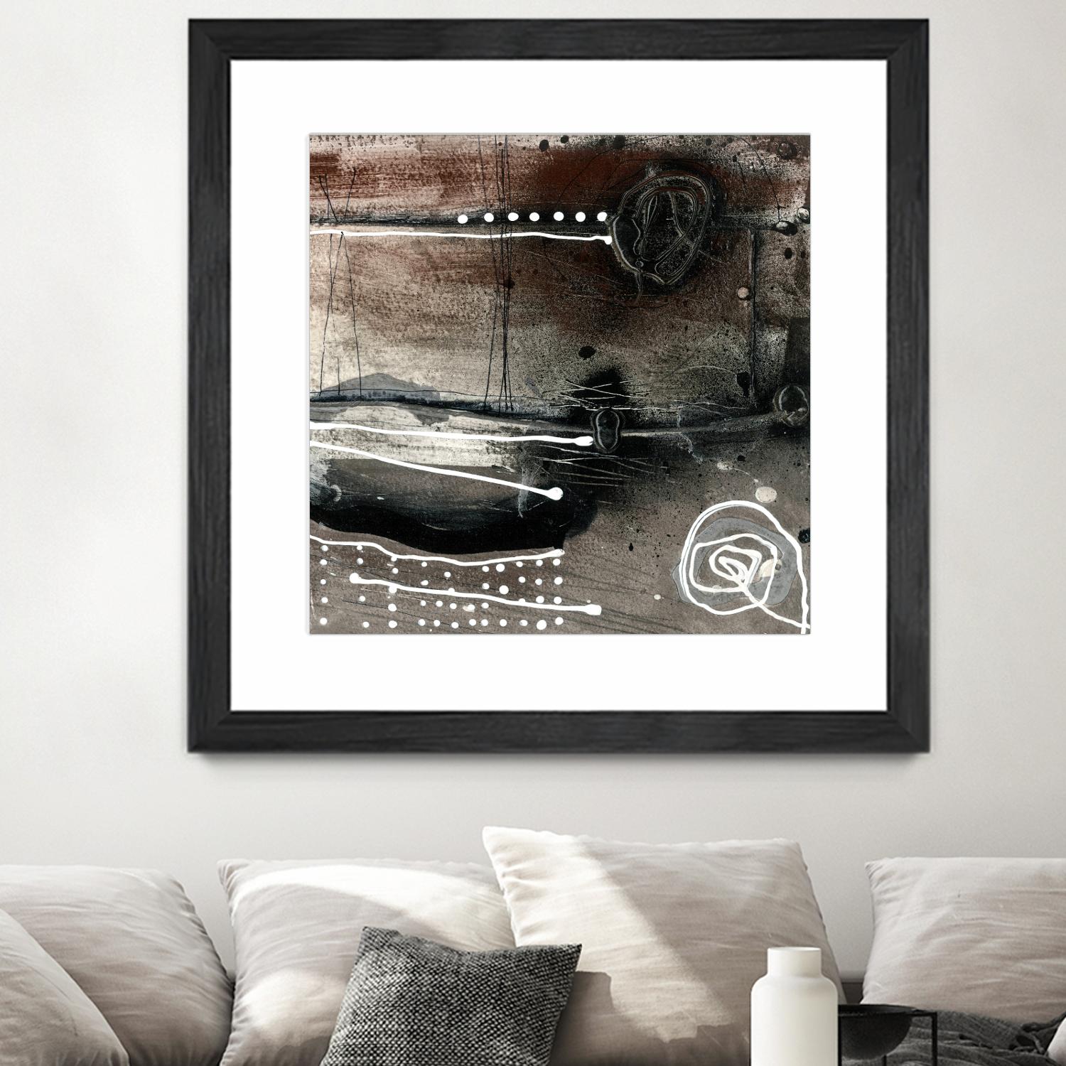 Fatalité (Détail 2) by Sylvie Cloutier on GIANT ART - white abstract