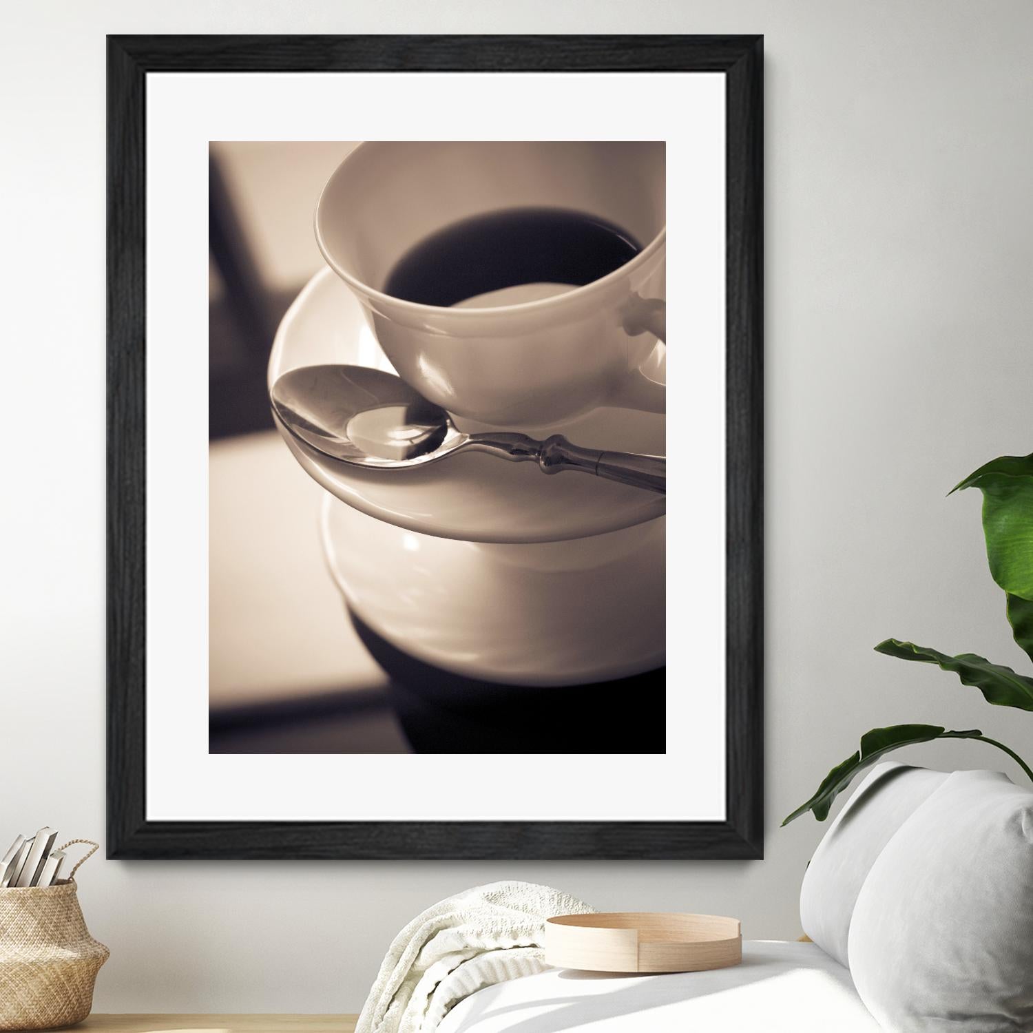 Arôme du matin by Jean-François Dupuis on GIANT ART - beige still life sépia