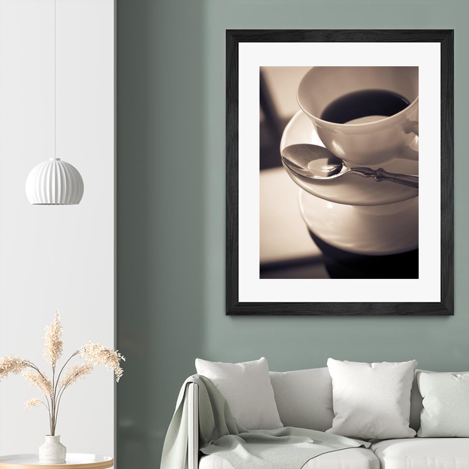 Arôme du matin by Jean-François Dupuis on GIANT ART - beige still life sépia
