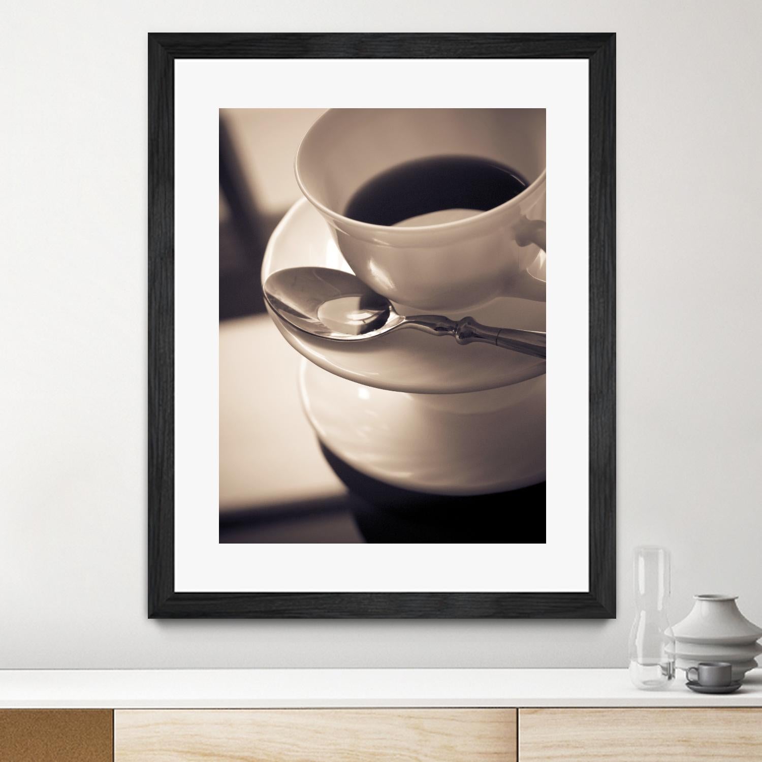 Arôme du matin by Jean-François Dupuis on GIANT ART - beige still life sépia