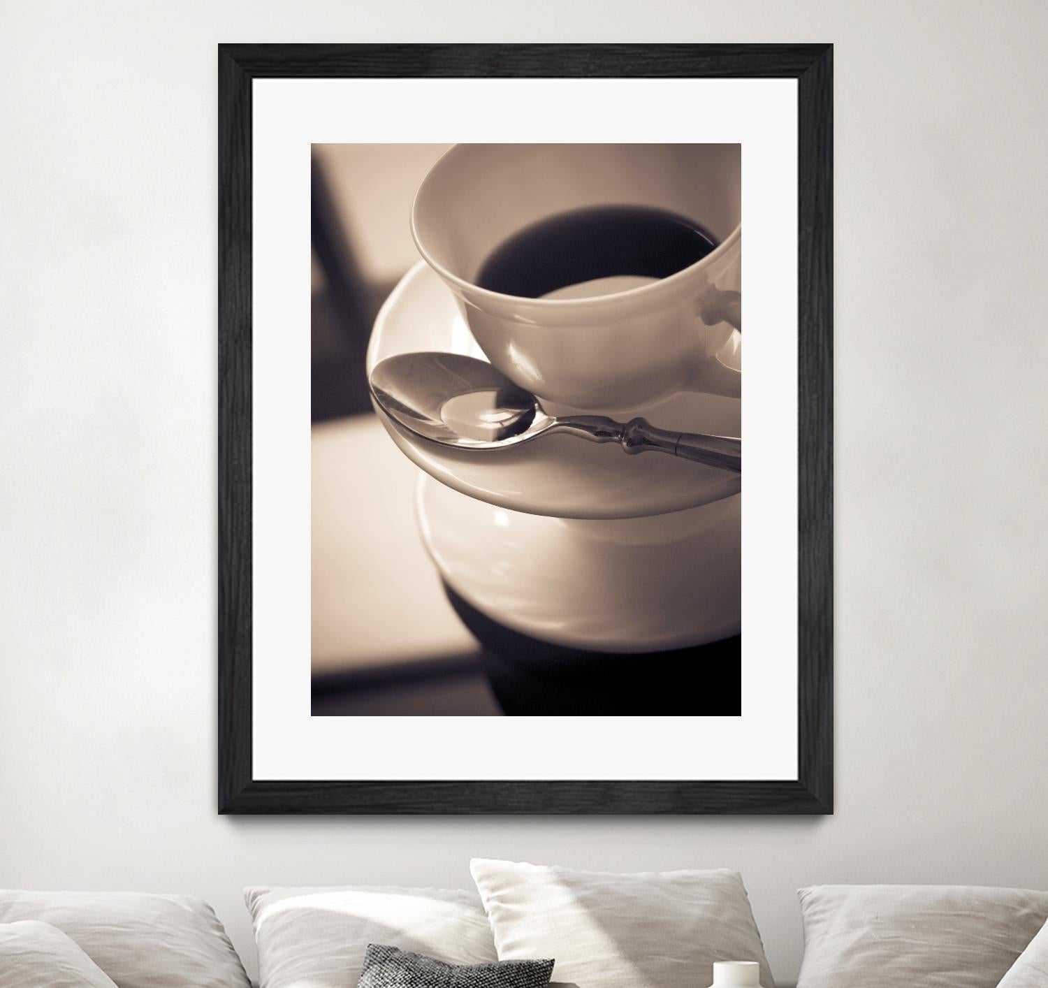 Arôme du matin by Jean-François Dupuis on GIANT ART - beige still life sépia