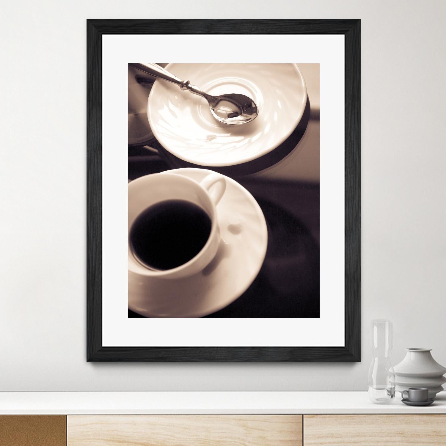 Caféfolie by Jean-François Dupuis on GIANT ART - beige still life sepia