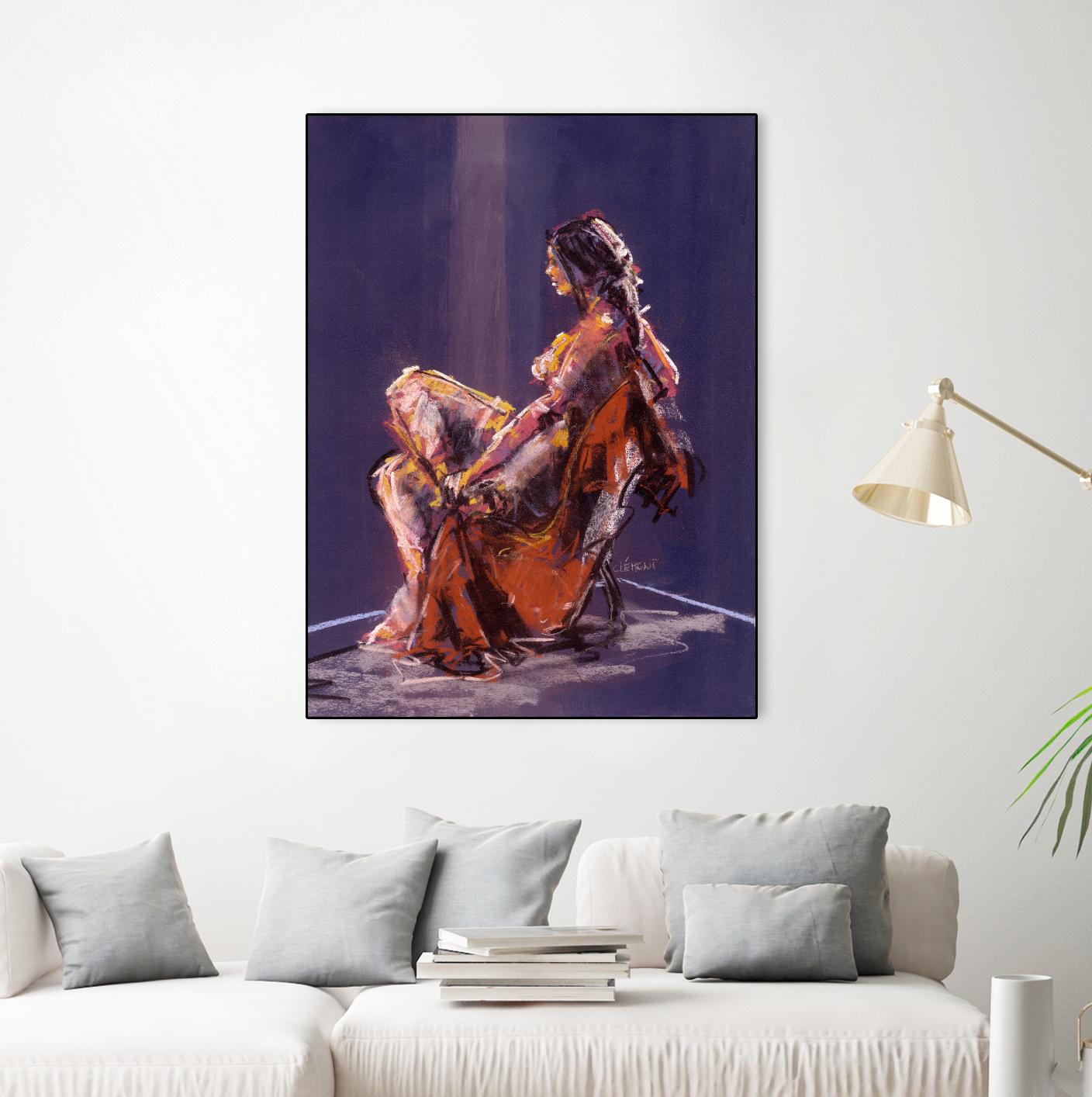 Vidra by Jacques Clement on GIANT ART - beige nude