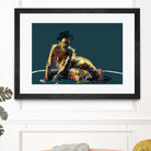 Nude II by Jacques Clement on GIANT ART - beige figurative pastel