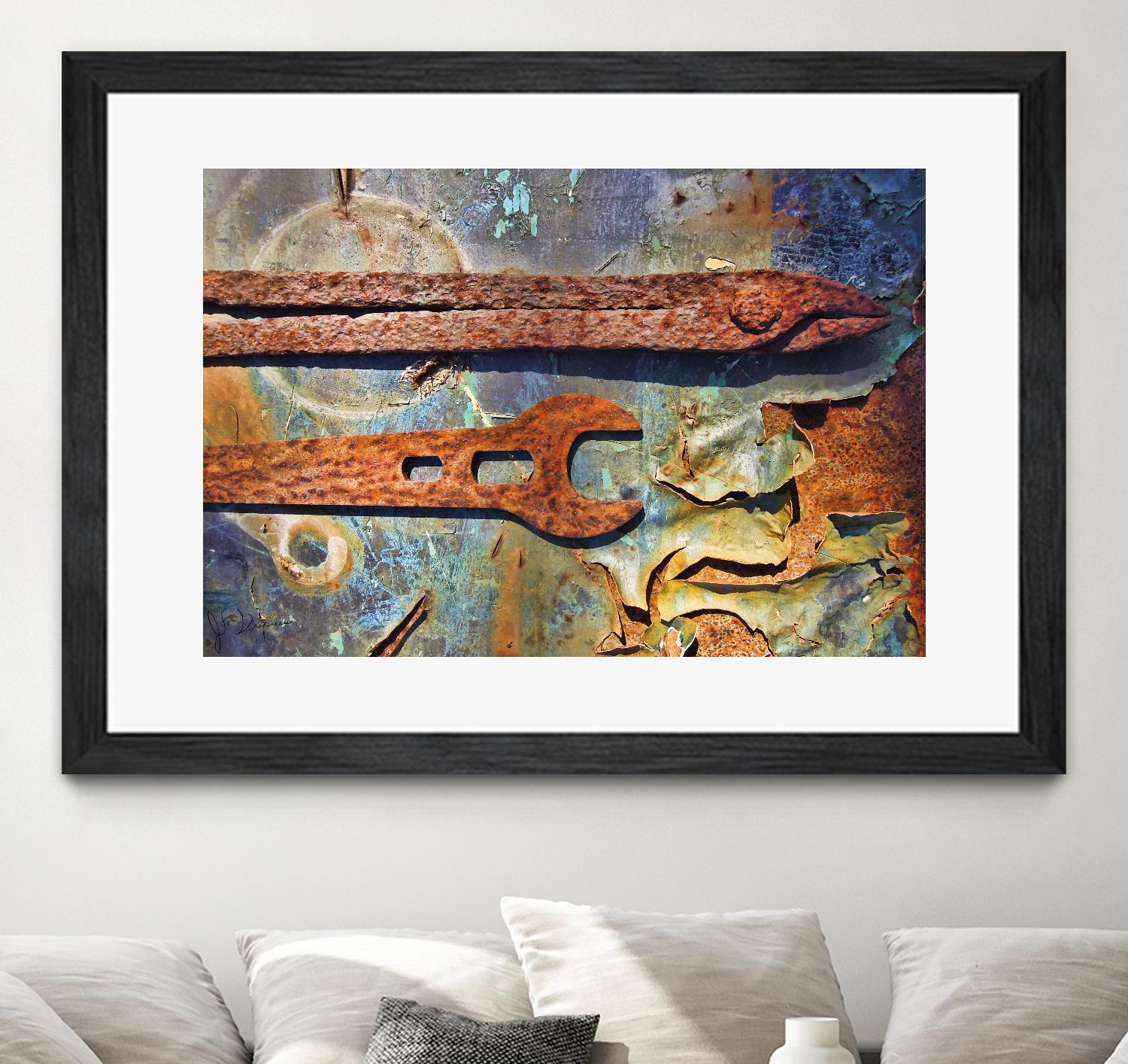 Rusty Tools I by Jean-François Dupuis on GIANT ART - orange still life factory