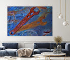 Rusty Tools II by Jean-François Dupuis on GIANT ART - blue photo art