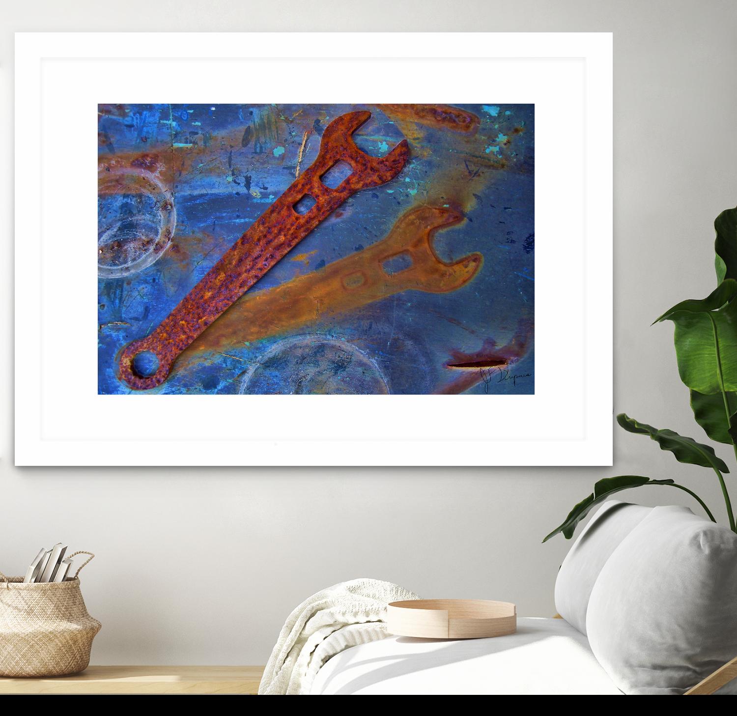 Rusty Tools II by Jean-François Dupuis on GIANT ART - orange still life rust
