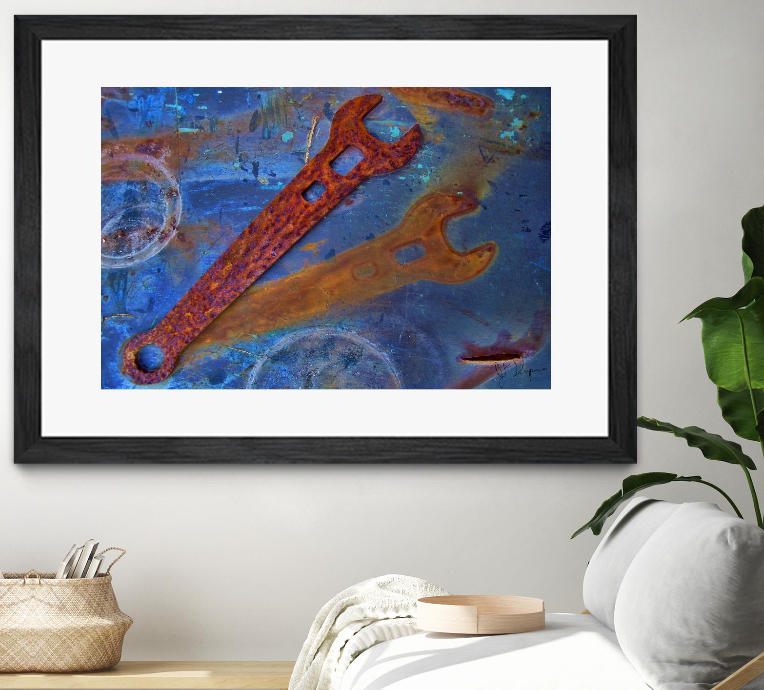 Rusty Tools II by Jean-François Dupuis on GIANT ART - orange still life rust