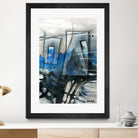 Chutes - T2 by Sylvie Cloutier on GIANT ART - grey abstract