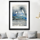 Chutes - T3 by Sylvie Cloutier on GIANT ART - grey abstract