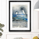 Chutes - T3 by Sylvie Cloutier on GIANT ART - grey abstract