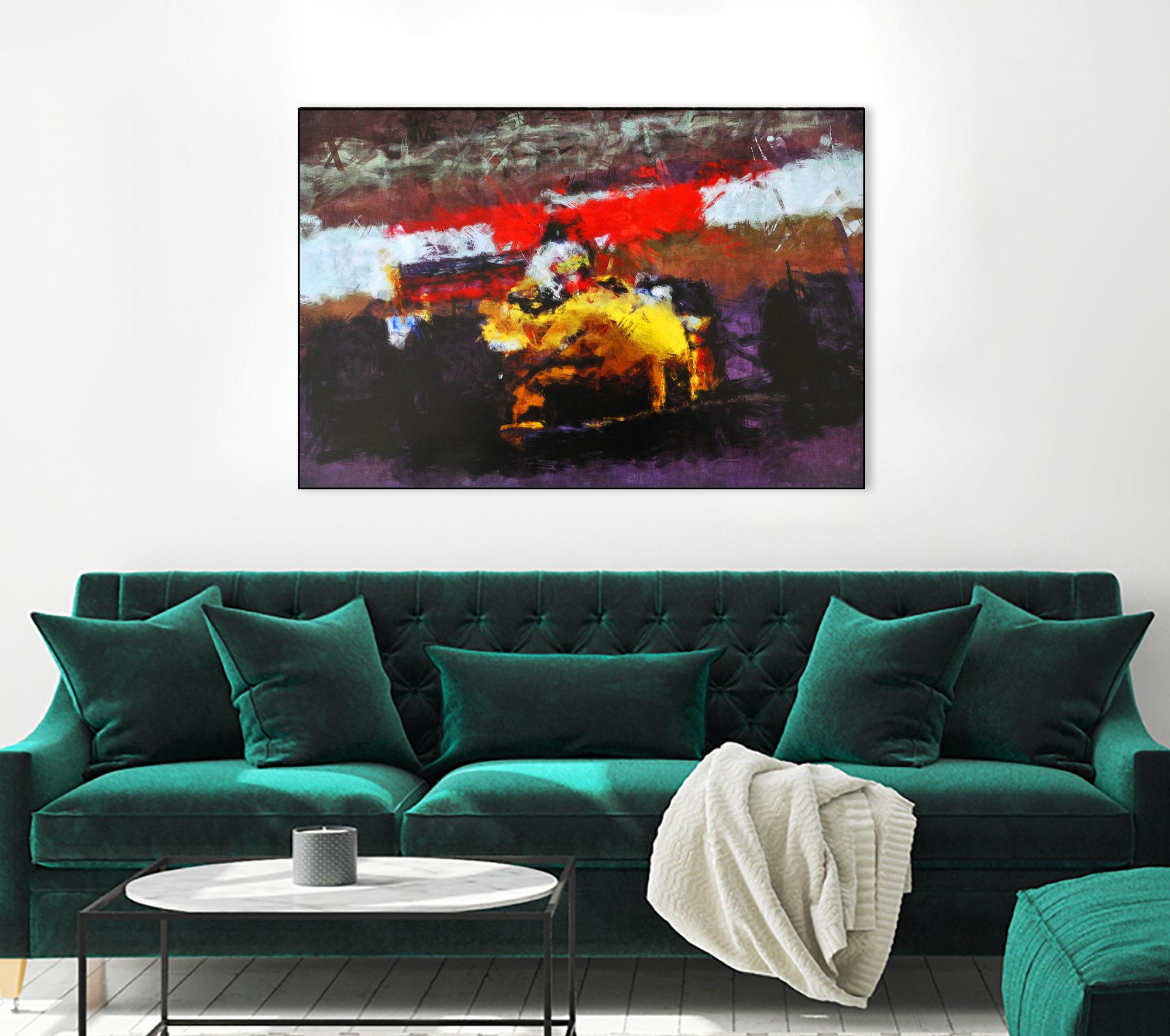 Racing car 5 by Jean-François Dupuis on GIANT ART - red transportation voiture de course