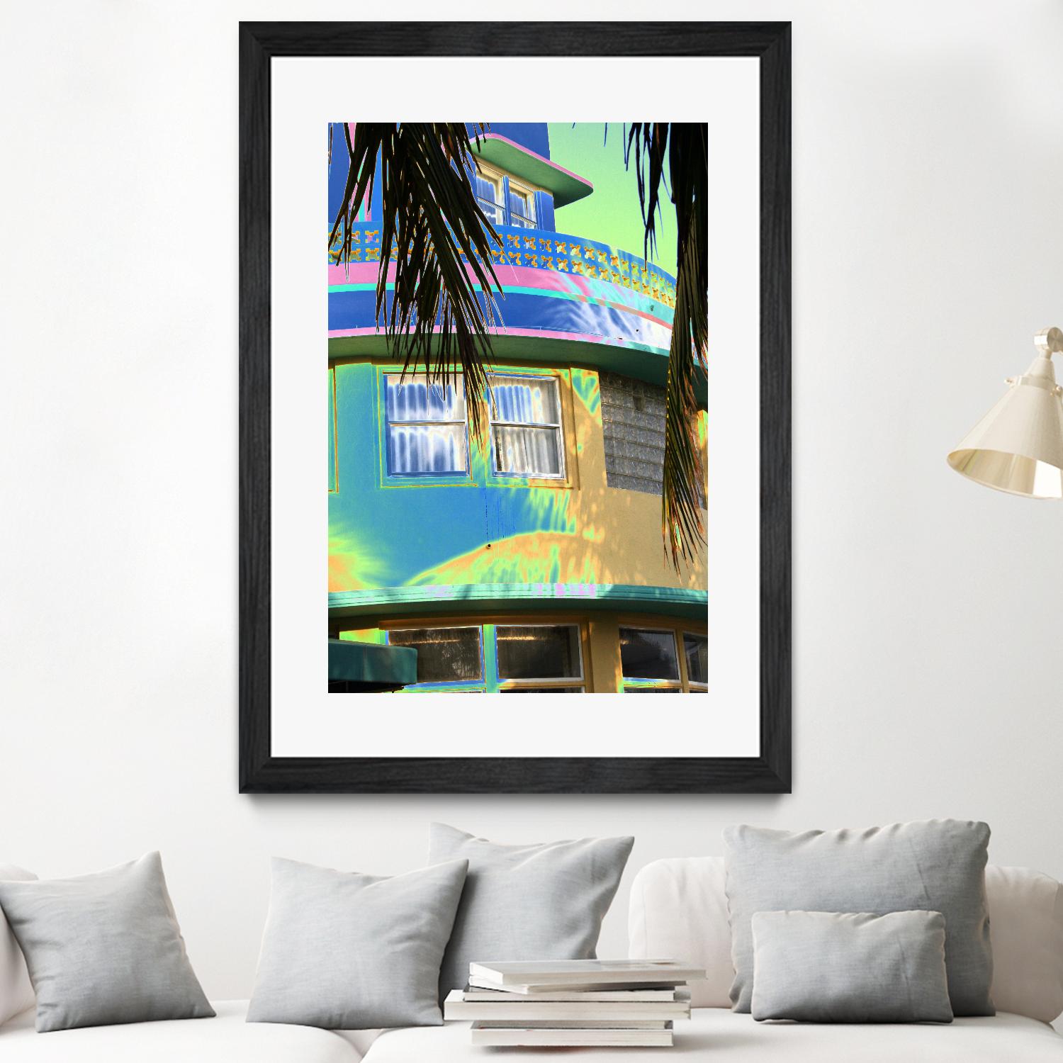 Surfside by Rene Griffith on GIANT ART - green costal miami