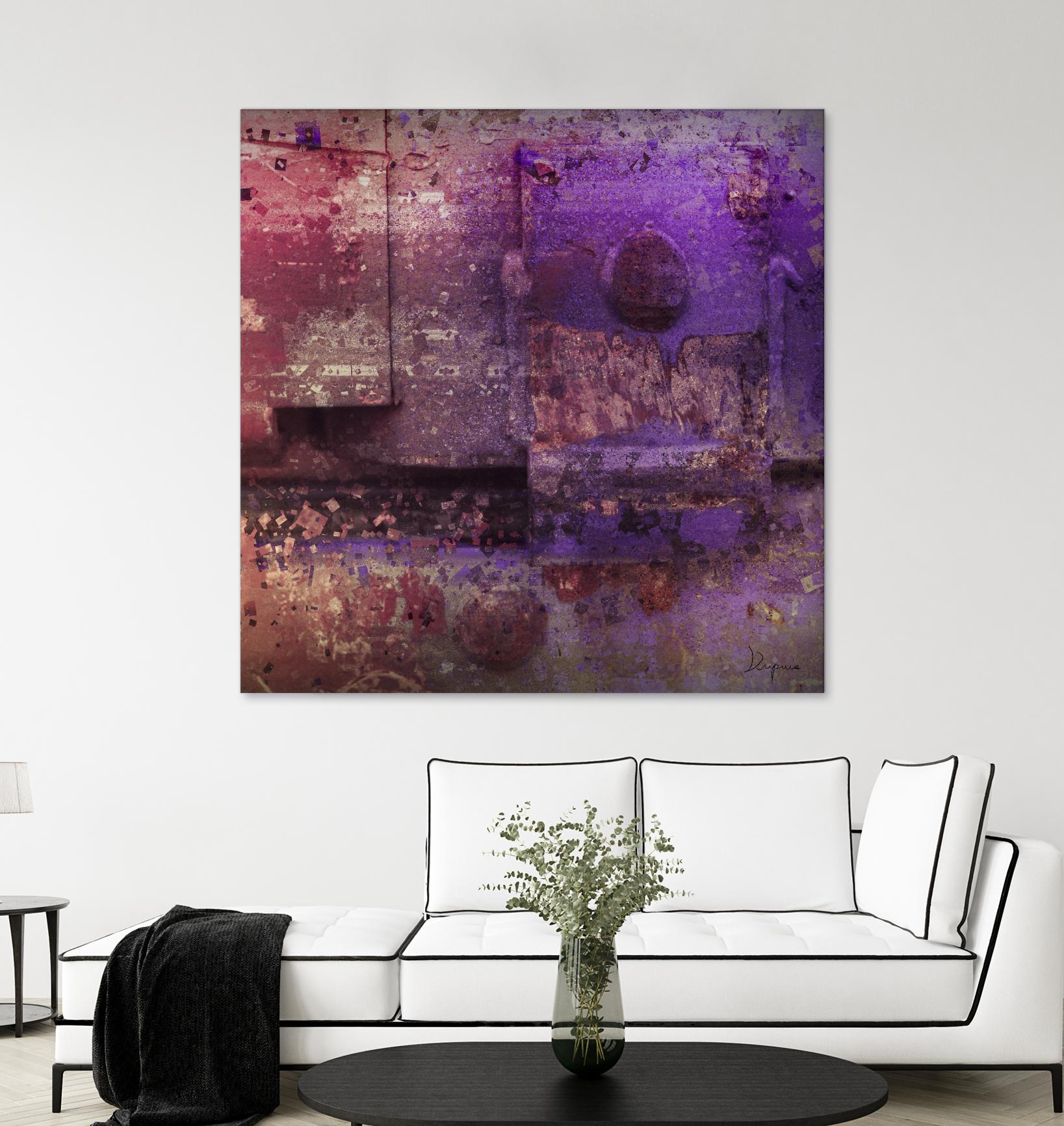 Mauve Désir VIII by Jean-François Dupuis on GIANT ART - pink abstract rust