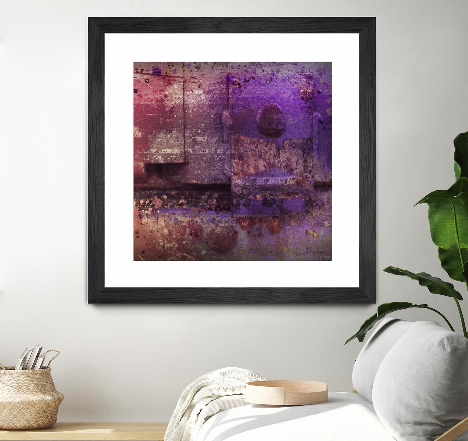 Mauve Désir VIII by Jean-François Dupuis on GIANT ART - pink abstract rust