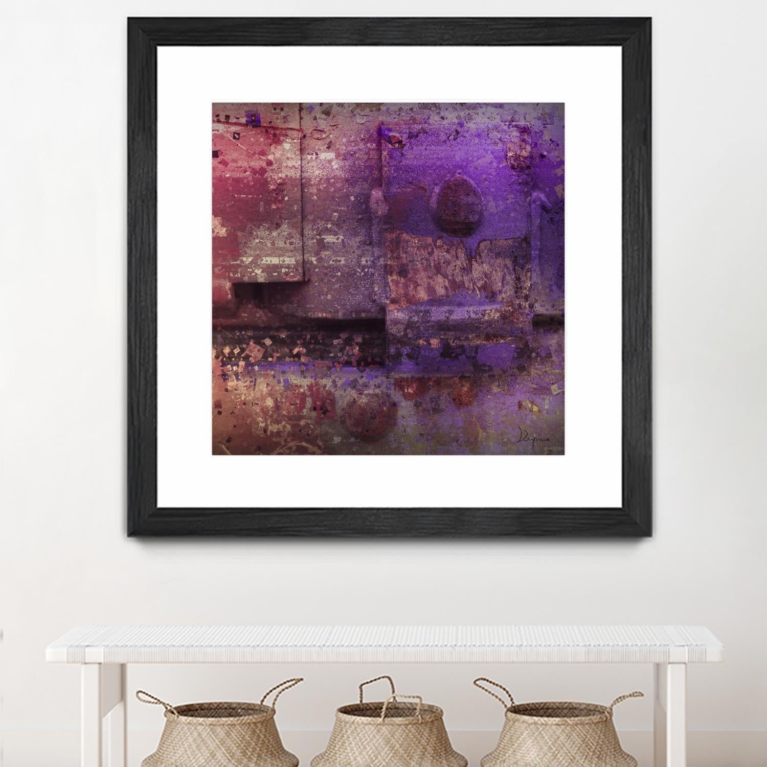 Mauve Désir VIII by Jean-François Dupuis on GIANT ART - pink abstract rust